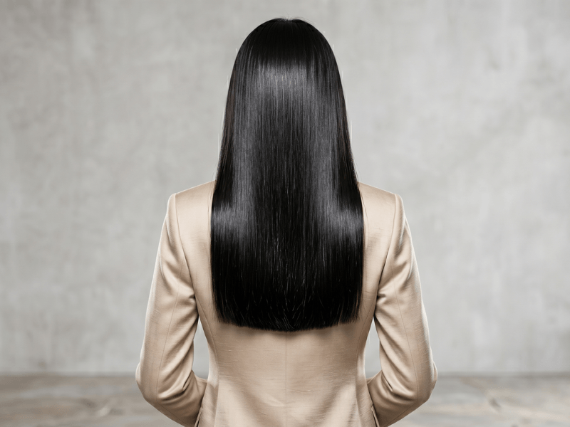 revive dry human hair extensions