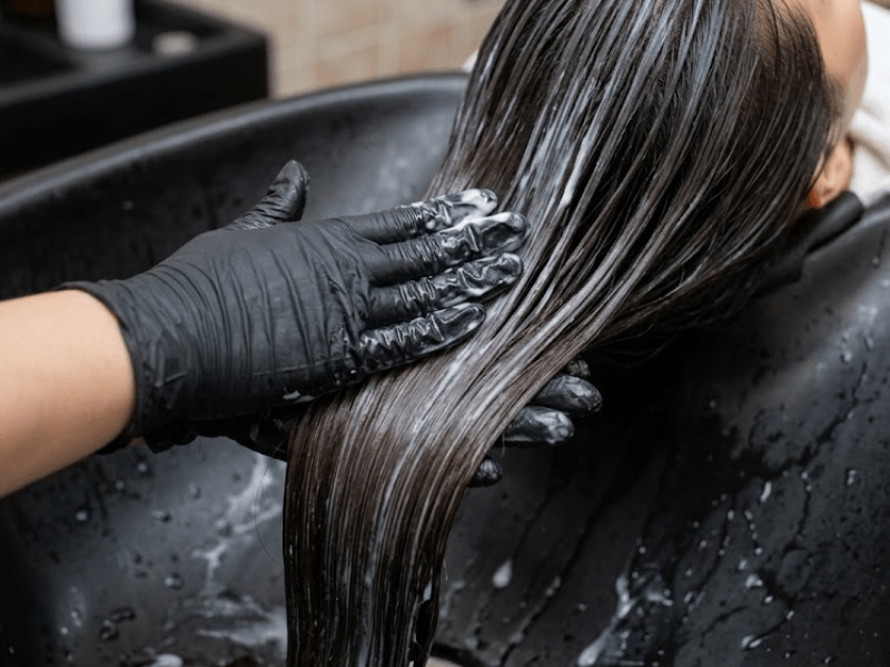 wash Vietnamese hair extensions