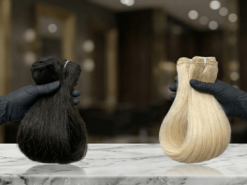 raw vs virgin hair extensions